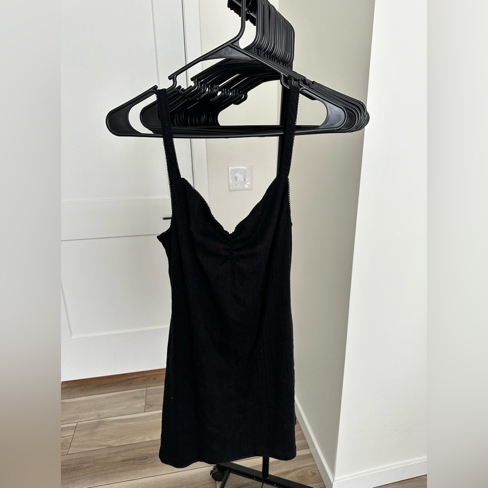 White Fox Show Me Around Black Mini Dress